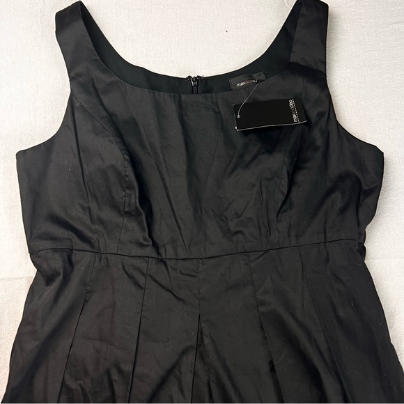 Max and Cleo Chic Black Sleeveless Dress With Geometric Hem Cutouts Formal 14 - Picture 3 of 8